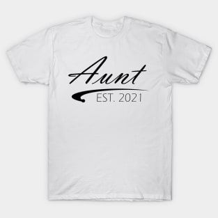 Aunt Est. 2021 T-Shirt